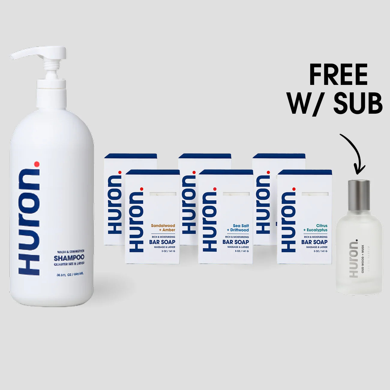 Bar Soap Shower Set + Cologne