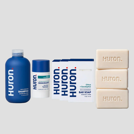 Bar Soap 3 Pack + Deo + Shampoo