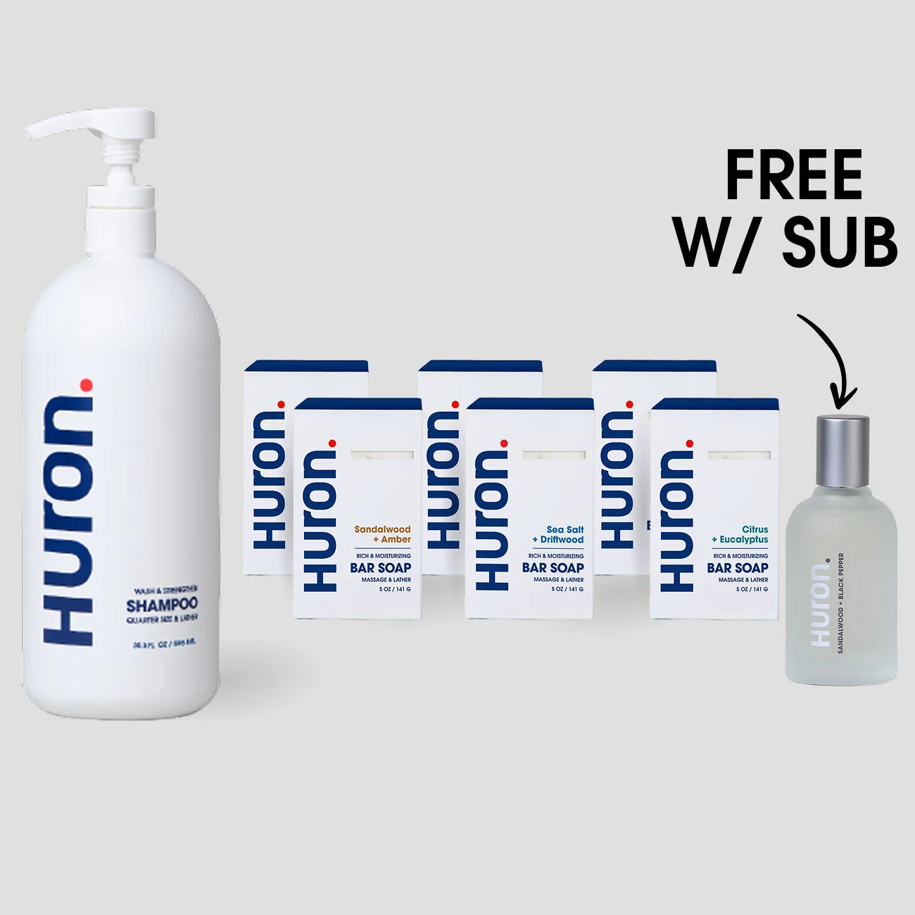 Bar Soap Shower Set + Cologne